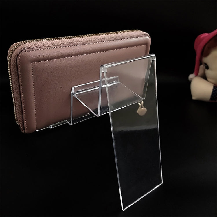 10 PCS Thickened Transparent Wallet Holder Plastic Phone Mask Display Stand Counter Display Stand,Specification: No. 3 3 Layer - Desktop Holder by PMC TechLife | Online Shopping South Africa | PMC TechLife