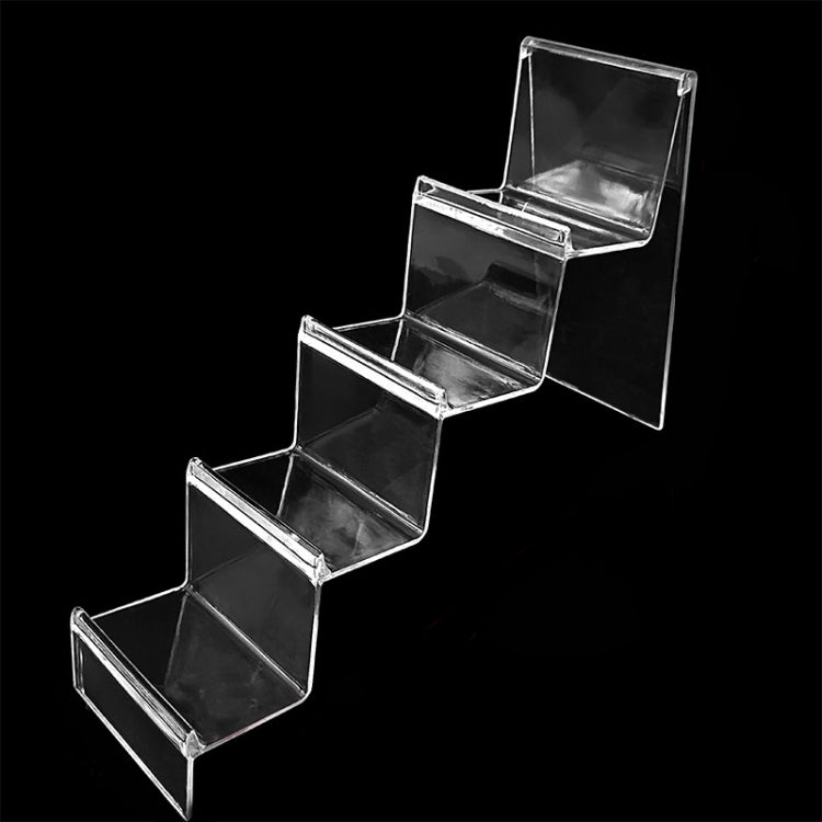 10 PCS Thickened Transparent Wallet Holder Plastic Phone Mask Display Stand Counter Display Stand,Specification: No. 3 4 Layer - free shipping - PMC TechLife - Order now!