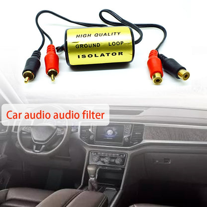 RCA Audio Filter Eliminates Audio-Sounding Noise Lifting Sound Car Audio Filters - Car Amplifiers by PMC Jewellery | Online Shopping South Africa | PMC Jewellery