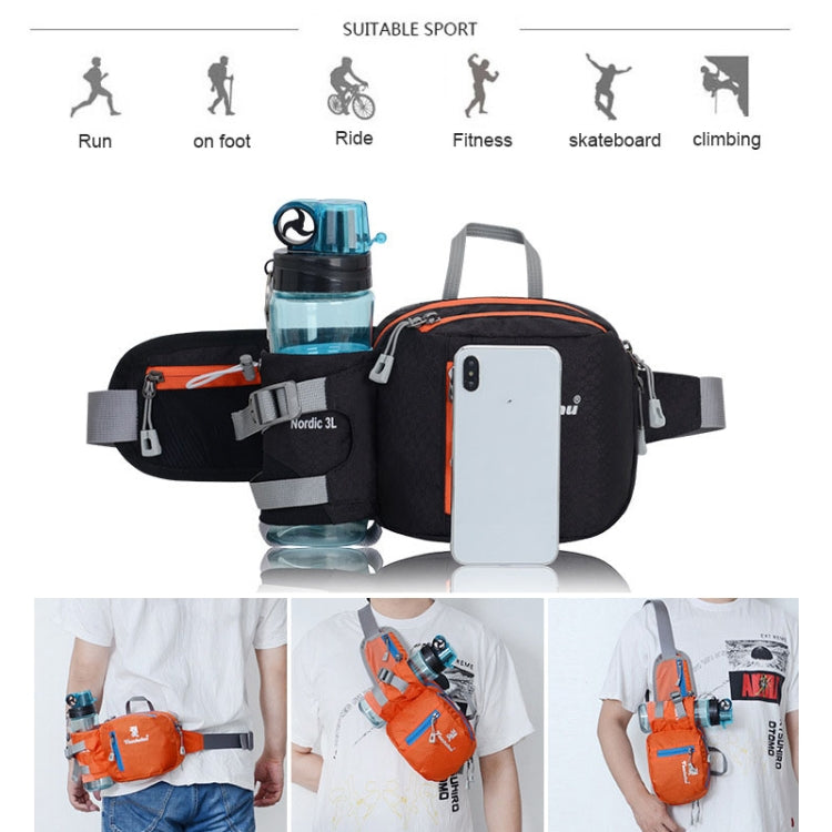 Tanluhu FK389 Outdoor Sports Waist Bag Multi-Purpose Running Water Bottle Bag Riding Carrying Case, Size: 2L(Lake Blue) - Waist Bags by PMC Jewellery | Online Shopping South Africa | PMC Jewellery