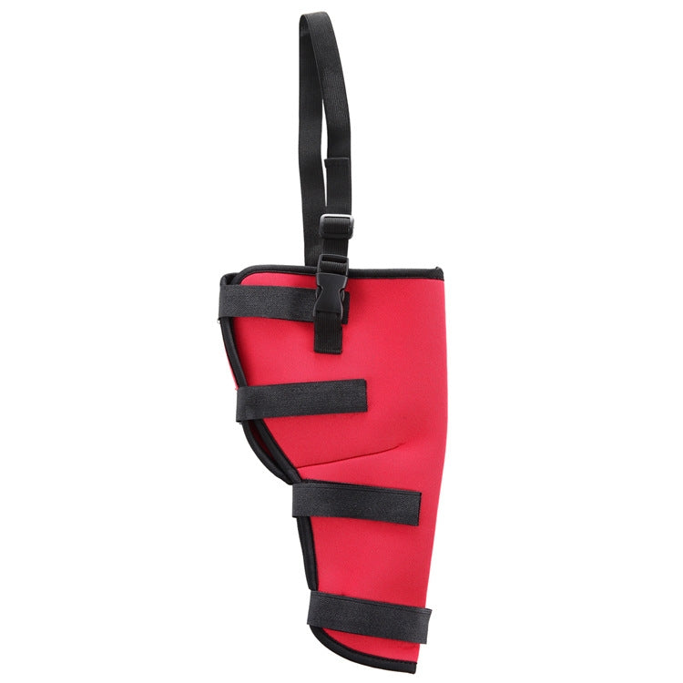 HJ19 Pet Surgery Rehabilitation Back Leg Protector Walking Aids, Size: S(Red Left Back Leg) - Pet Care by PMC Jewellery | Online Shopping South Africa | PMC Jewellery