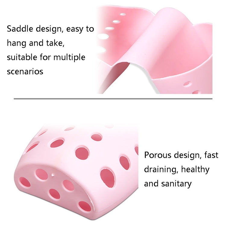 TM15016 Saddle Drain Basket Kitchen Sink Sponge Storage Drainage Sink(Pink) - Filters by PMC Jewellery | Online Shopping South Africa | PMC Jewellery