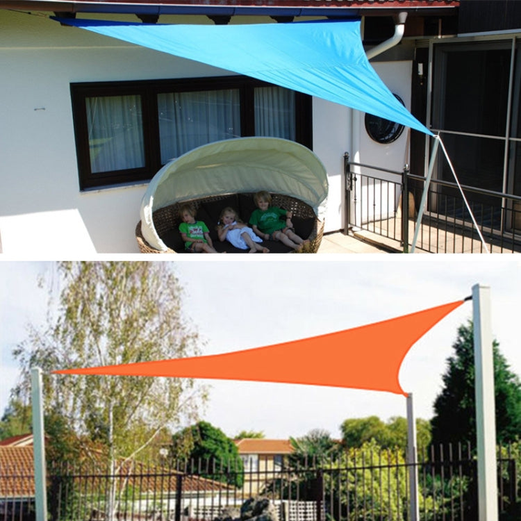 Triangle Outdoor Garden Sunshade Sail Waterproof Anti-UV Canopy, Size: 4m x 4m x 5.7m(Grey) - Tents & Accessories by PMC Jewellery | Online Shopping South Africa | PMC Jewellery