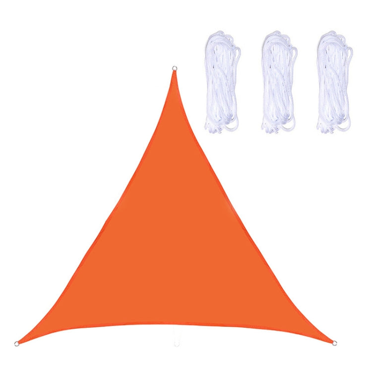 Triangle Outdoor Garden Sunshade Sail Waterproof Anti-UV Canopy, Size: 4m x 4m x 4m(Orange) - free shipping - PMC TechLife - Order now!