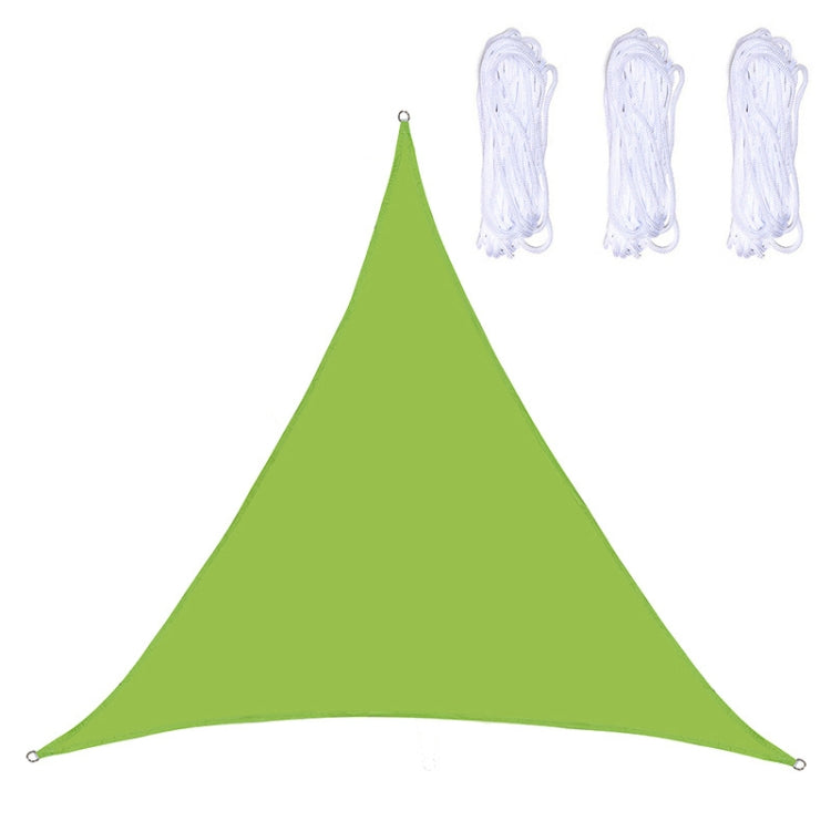 Triangle Outdoor Garden Sunshade Sail Waterproof Anti-UV Canopy, Size: 4m x 4m x 4m(Green) - Tents & Accessories by PMC TechLife | Online Shopping South Africa | PMC TechLife
