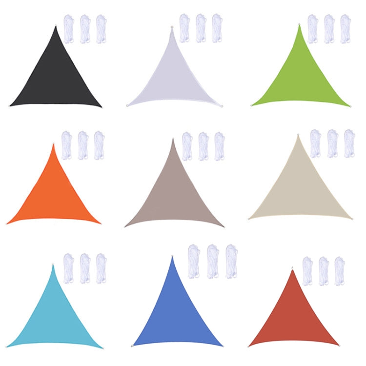 Triangle Outdoor Garden Sunshade Sail Waterproof Anti-UV Canopy, Size: 4m x 4m x 4m(Green) - Tents & Accessories by PMC TechLife | Online Shopping South Africa | PMC TechLife