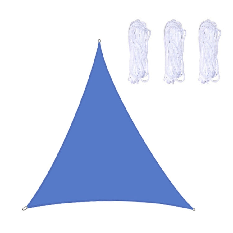Triangle Outdoor Garden Sunshade Sail Waterproof Anti-UV Canopy, Size: 4.5m x 4.5m x 4.5m(Royal Blue) - Tents & Accessories by PMC TechLife | Online Shopping South Africa | PMC TechLife