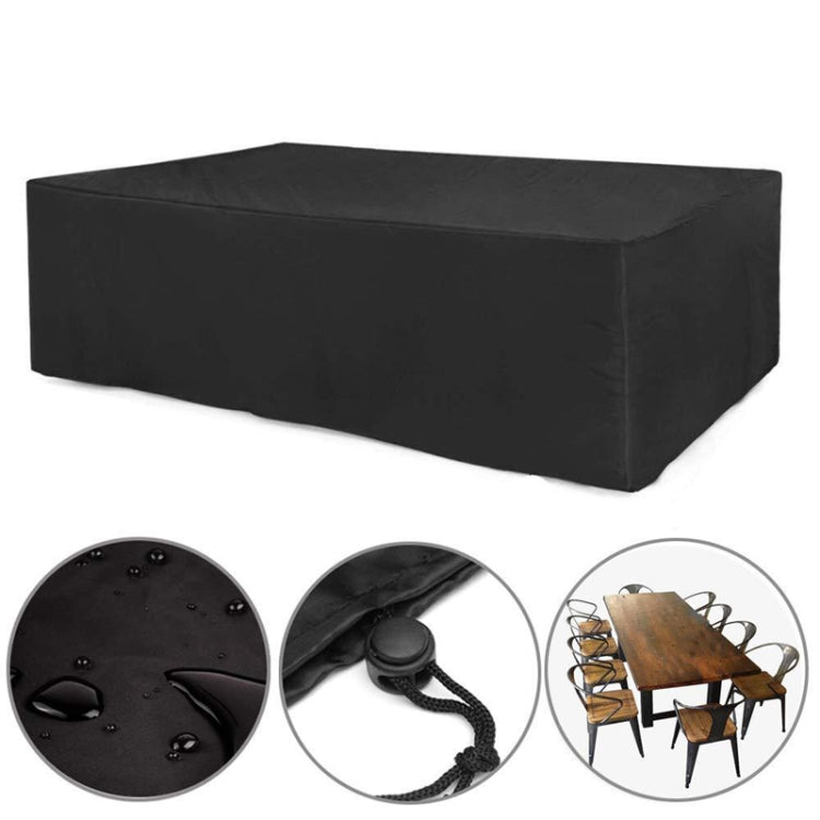 Outdoor Oxford Cloth Furniture Cover Garden Dustproof Waterproof And UV-Proof Table And Chair Protective Cover, Size: 90x90x40cm(Black) - Dust Covers by PMC TechLife | Online Shopping South Africa | PMC TechLife