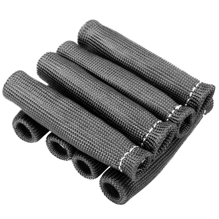 8 PCS / Set High-Temperature Car Spark Plug Protective Cover Spark Plug Heat Shield(Black) - Sound & Heat Insulation Cotton by PMC Jewellery | Online Shopping South Africa | PMC Jewellery