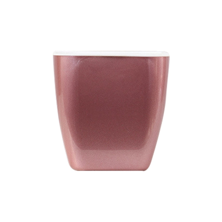 Imitation Metal Colorful Water Storage Plastic Flowerpot, Size: G109 Medium Pot(Square Rose Gold) - Flower Pots & Planters by PMC Jewellery | Online Shopping South Africa | PMC Jewellery