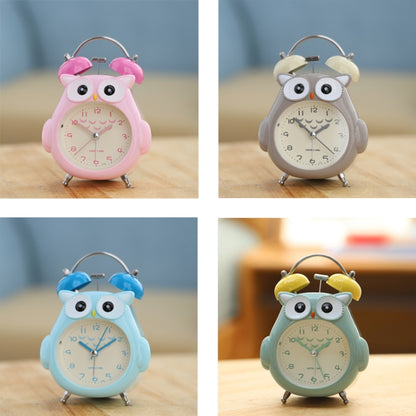 3 Inch Children Cartoon Owl Luminous Silent Bedside Snooze Small Alarm Clock(Gray) - Alarm Clocks by PMC Jewellery | Online Shopping South Africa | PMC Jewellery