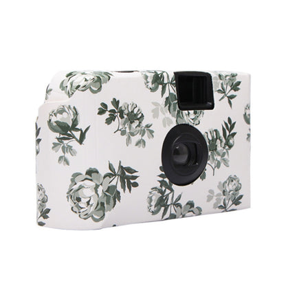 Retro Peony Cute Disposable Film Mini Point-And-Shoot Camera with 17 Sheets Films - Children Cameras by PMC Jewellery | Online Shopping South Africa | PMC Jewellery