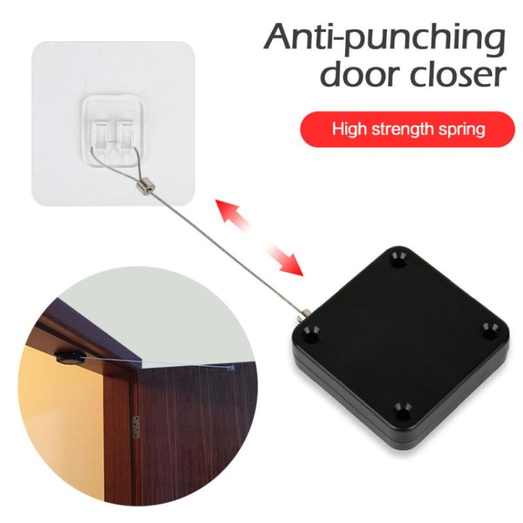 P093 Automatic Doorkeeper Telescher Door Closer Sliding Door Anti-Theft Box, Specification: 3rd Generations White All Glue 800g 1.2m - Furniture Accessories by PMC Jewellery | Online Shopping South Africa | PMC Jewellery