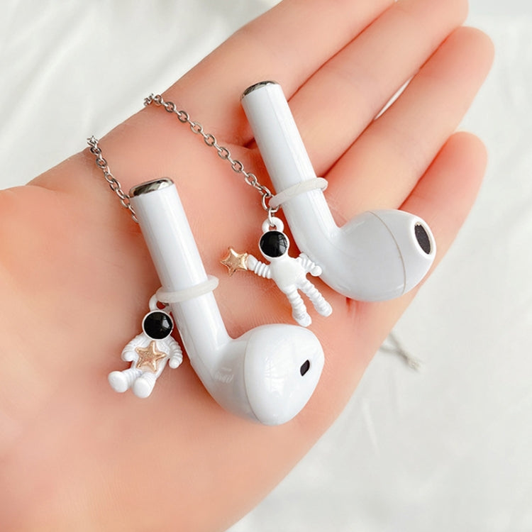 2 Pairs Wireless Bluetooth Headset Anti-Lost Astronaut Anti-Lost Chain For AirPods(Alloy) - Anti-lost & Holder by PMC Jewellery | Online Shopping South Africa | PMC Jewellery