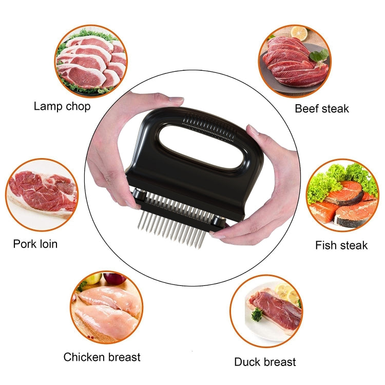 48 Pneumatizer With Handle Tender Meat Knuckle Utensils Kitchen Tool Barbecue Meat(Black) - Gadgets by PMC Jewellery | Online Shopping South Africa | PMC Jewellery