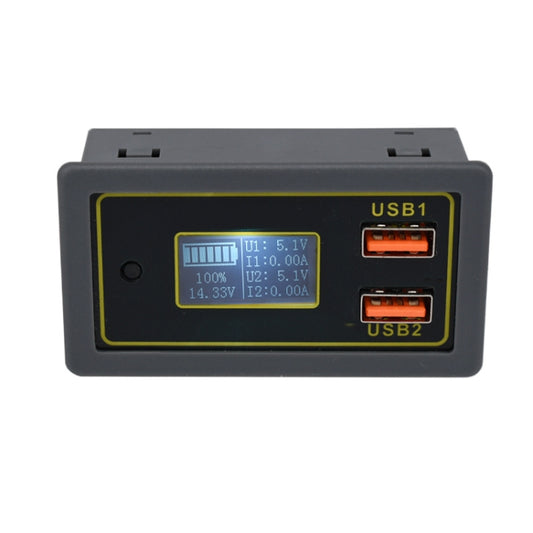 Car DC Voltage Electricity Table 12/24V Battery Lead-Acid Battery Turn 5V USB Fast Charge Display - Clocks & Car Meters by PMC Jewellery | Online Shopping South Africa | PMC Jewellery