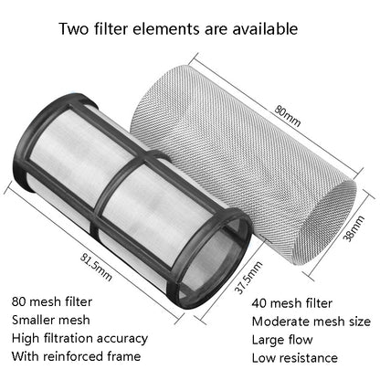 Water Pipe Front Plastic Filter Garden Irrigation Water Purifier, Specification: 4 Points Interface 40 Mesh - Watering & Irrigation by PMC Jewellery | Online Shopping South Africa | PMC Jewellery