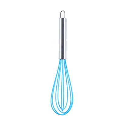 Silicone Egg Beater Home Egg Mixer Kitchen Gadgets Cream Baking Tools, Colour: 10 inch Blue - Stirrer & Squeezer by PMC Jewellery | Online Shopping South Africa | PMC Jewellery