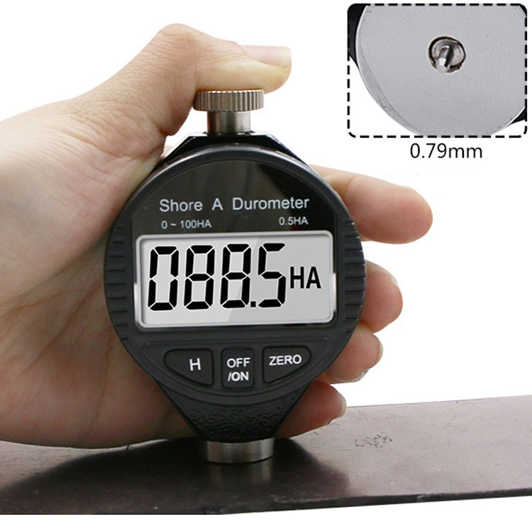 Electronic Digital Display Hard Meter Plastic Rubber Silicone Tire Hardness Meter, Model: 0-100HA A - Measuring Tools by PMC Jewellery | Online Shopping South Africa | PMC Jewellery