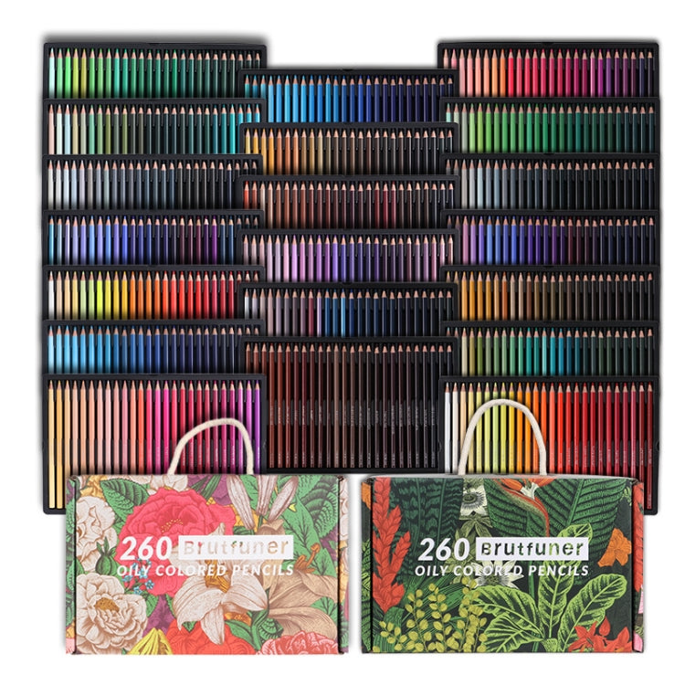 BRUTFUNER 520 Colors Color Lead Set Art Painting Oily Hand-Painted Color Lead(Gift Box Packaging) - free shipping - PMC TechLife - Order now!