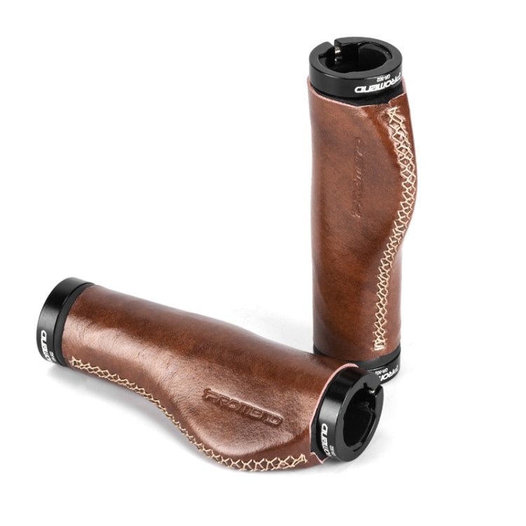 1 Pair PROMEND GR-502H Bicycle Mountain Bike Folding Bike Locking Ergonomic Meat Ball Gloves(Brown) - free shipping - PMC TechLife - Order now!