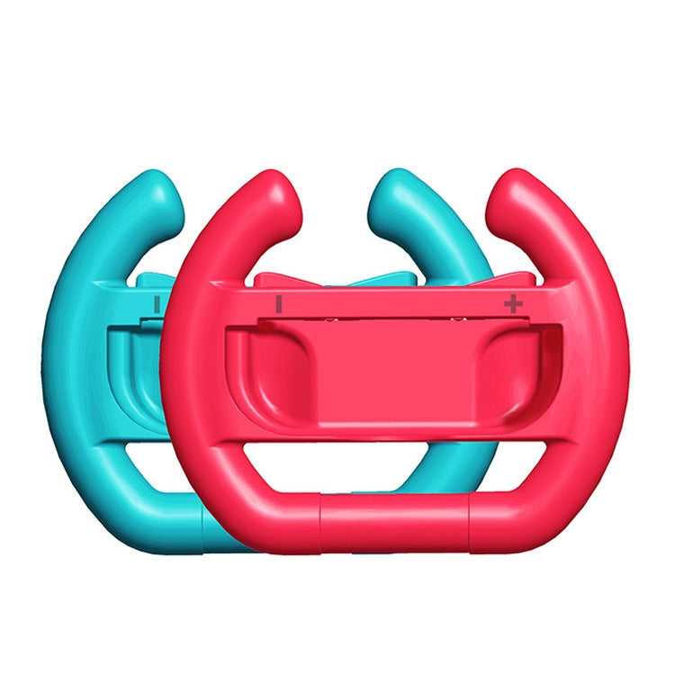 DOBE Left And Right Handle Steering Wheel For Switch OLED / Switch, Specification： Red + Blue（2PCS/Pack） - Gamepads by DOBE | Online Shopping South Africa | PMC TechLife