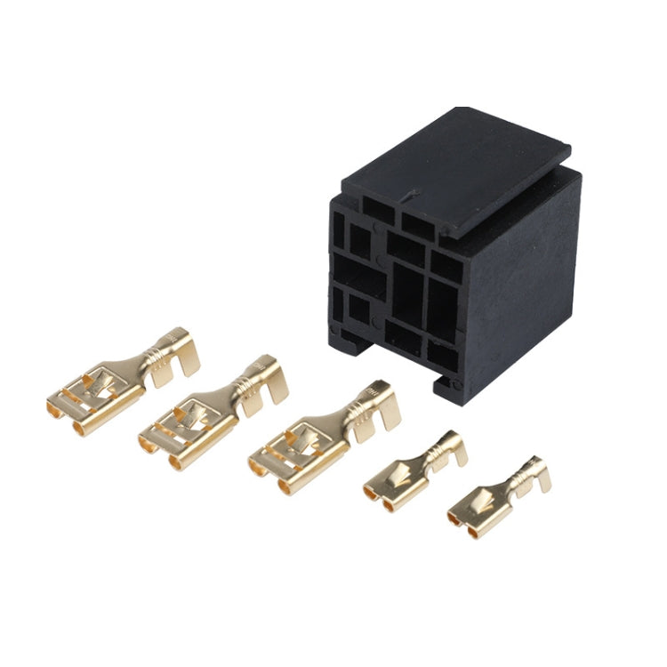 20 Sets D2K5PS 5-pin Automotive Plastic Handle Relay Socket with Terminal - Relays by PMC Jewellery | Online Shopping South Africa | PMC Jewellery