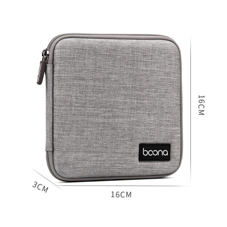 Baona BN-F021 Car Home DVD CD Storage Bag Game CD Storage Bag For PS4(Grey) - Bags by Baona | Online Shopping South Africa | PMC Jewellery