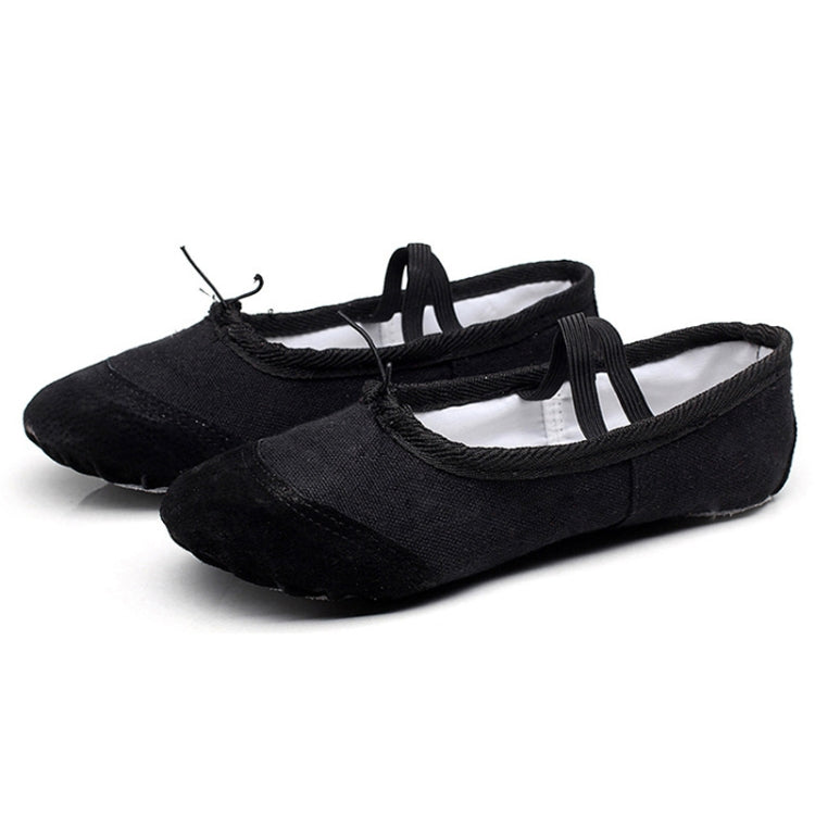 Flats Soft Ballet Shoes Latin Yoga Dance Sport Shoes for Children & Adult(Black) - Yoga Socks & Shoes by PMC Jewellery | Online Shopping South Africa | PMC Jewellery