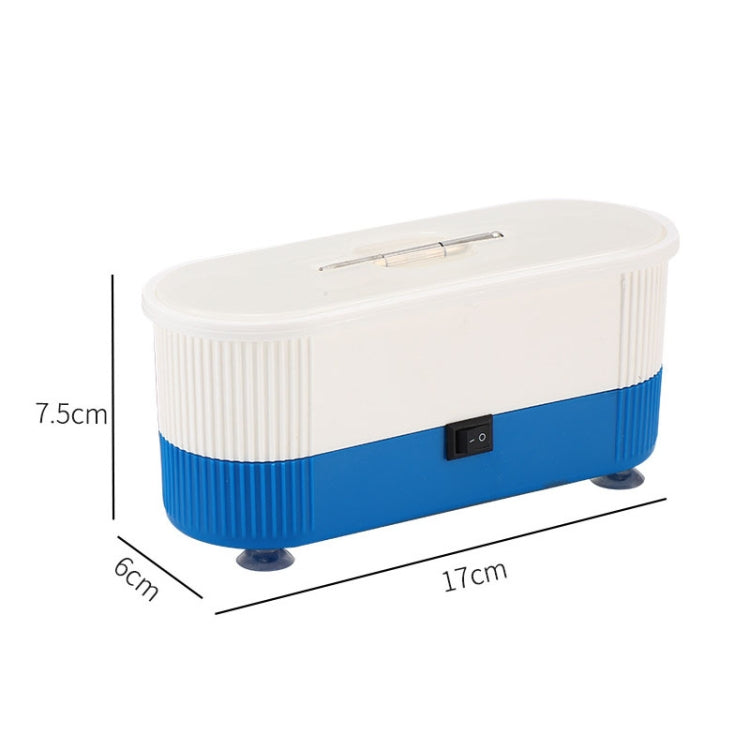 3 in 1 Glasses Cleaning Machine Small Contact Lens Glasses Jewelry Watch Cleaner(Blue) - free shipping - PMC TechLife - Order now!