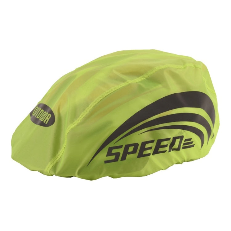 2 PCS Cycling Helmet Rain Cover Outdoor Reflective Safety Helmet Cover, Size: Free Size(Fluorescent Green (Style 1)) - free shipping - PMC TechLife - Order now!