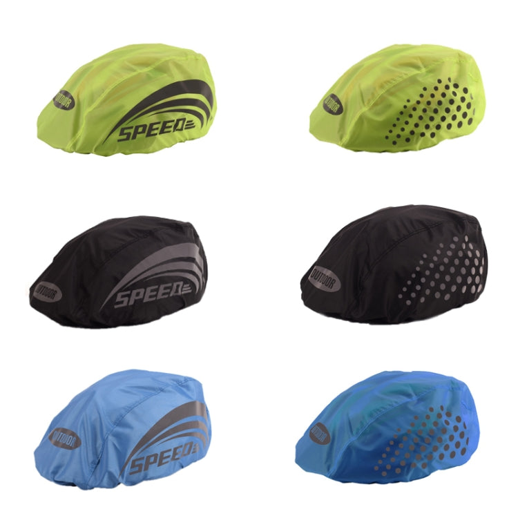 2 PCS Cycling Helmet Rain Cover Outdoor Reflective Safety Helmet Cover, Size: Free Size(Fluorescent Green (Style 2)) - free shipping - PMC TechLife - Order now!