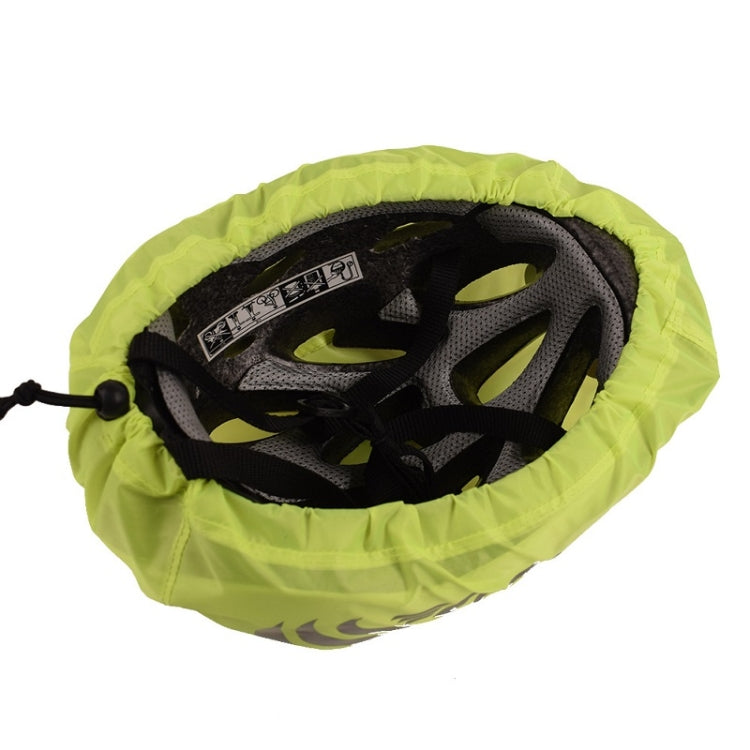 2 PCS Cycling Helmet Rain Cover Outdoor Reflective Safety Helmet Cover, Size: Free Size(Fluorescent Green (Style 2)) - free shipping - PMC TechLife - Order now!