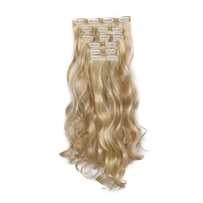 6 in 1 Wig Piece Long Curly Hair Wig Extension Piece(13.24H613) - Wigs by PMC Jewellery | Online Shopping South Africa | PMC Jewellery