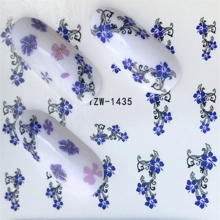 10 PCS Summer Colorful Nail Sticker Water Transfer Nail Decorations(YZW-1554) - Nail Stickers by PMC TechLife | Online Shopping South Africa | PMC TechLife