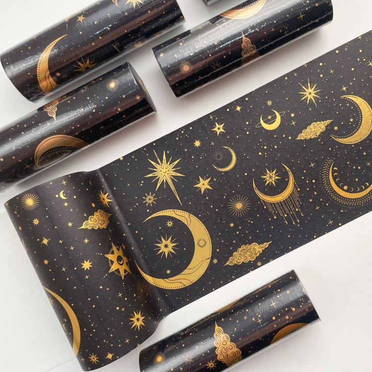 88988 Colorful Bronzing Washi Tape Starry Sky Hand Account Tape(Star Hot Stamping 5) - Tape & Solid glue by PMC Jewellery | Online Shopping South Africa | PMC Jewellery