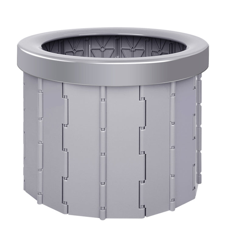 Folding Toilet Travel Car Toilet With Cover Indoor Portable Emergency Camping Toilet(Grey) - Emergency Tools by PMC TechLife | Online Shopping South Africa | PMC TechLife