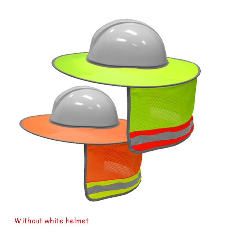 Construction Site Outdoor Construction Foldable Reflective Safety Sun Hat, Size: One Size(Fluorescent Orange) - Workplace Safety Supplies by PMC Jewellery | Online Shopping South Africa | PMC Jewellery