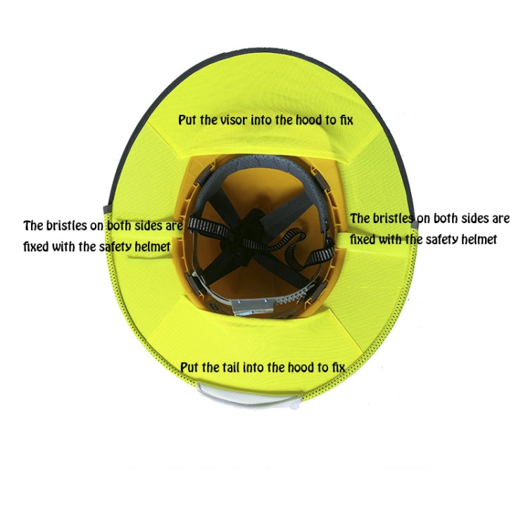 Construction Site Outdoor Construction Foldable Reflective Safety Sun Hat, Size: One Size(Fluorescent Orange) - Workplace Safety Supplies by PMC TechLife | Online Shopping South Africa | PMC TechLife