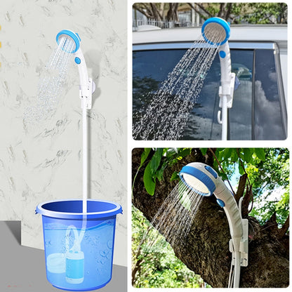 LLT-ES01 Electric Pet Shower Outdoor Camping Bath Device, Style: Standard (Sky Blue) - Shower Head by PMC Jewellery | Online Shopping South Africa | PMC Jewellery