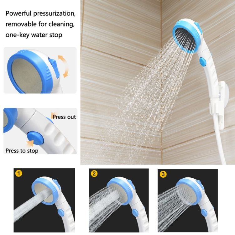 LLT-ES01 Electric Pet Shower Outdoor Camping Bath Device, Style: Standard (Pink) - Shower Head by PMC TechLife | Online Shopping South Africa | PMC TechLife | Buy Now Pay Later Mobicred