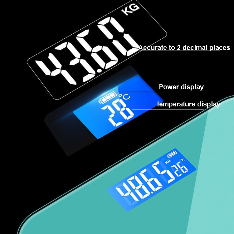 Battery 28cm Smart Electronic Scales Weight Scales Household Body Scales( Light Green) - free shipping - PMC TechLife - Order now!