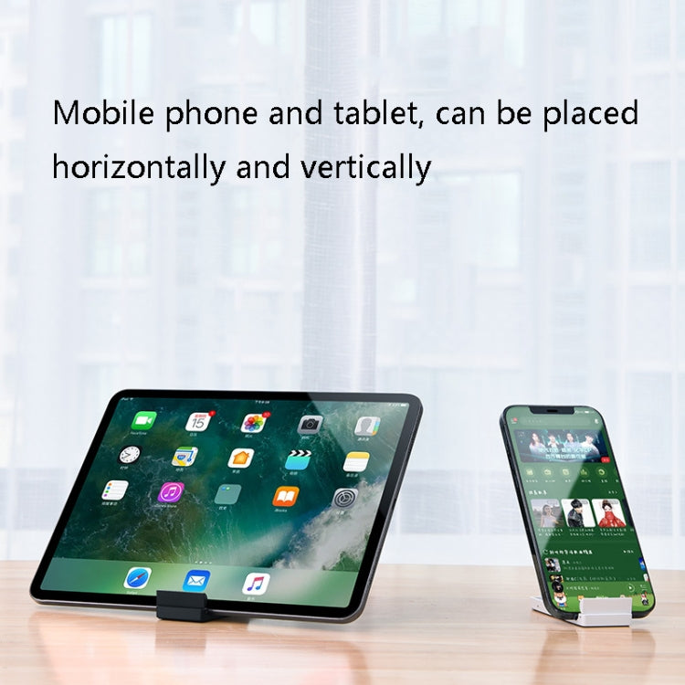 Oatsbasf 03637 Aluminum Alloy Mobile Phone Bracket Desktop Folding Portable Metal Rack(Black) - free shipping - PMC TechLife - Order now!