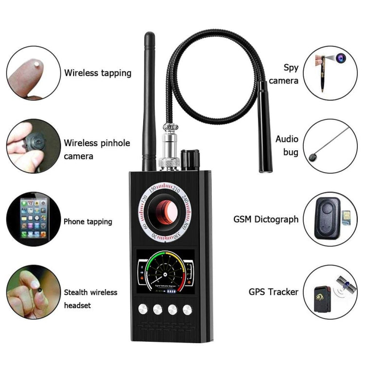 K68 Hotel Anti-Sneak Shooting Anti-Location Automatic Detection Anti-Eavesdropping And Anti-Monitoring Camera Signal Detector - RF Signal Detector by PMC TechLife | Online Shopping South Africa | PMC TechLife | Buy Now Pay Later Mobicred