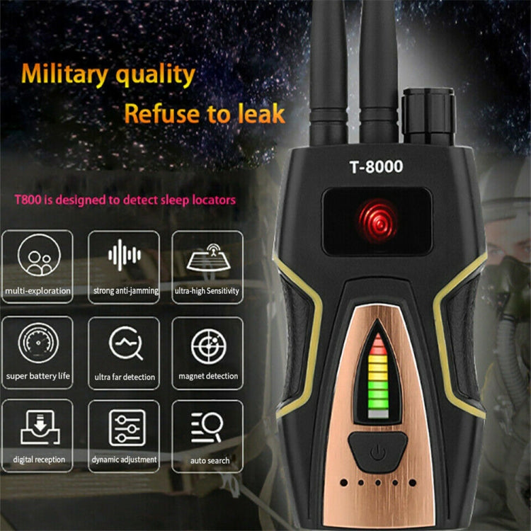 T8000 Wireless Signal Detector GPS Defense Location Finding Camera Anti-Candid Anti-Tracking Detection Instrument - WiFi Signal Detector by PMC Jewellery | Online Shopping South Africa | PMC Jewellery