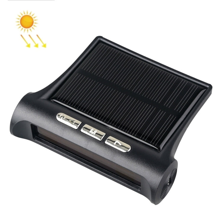 T1 Vehicle-mounted Solar Wireless Tire Pressure Monitoring System General-purpose Vehicle Tire Pressure Thermometer(Black) - Tire Pressure Gauges by PMC TechLife | Online Shopping South Africa | PMC TechLife