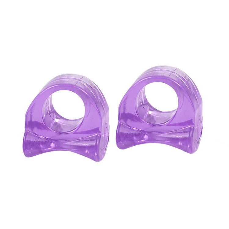 10 Pairs Great Toe Orthosis Separator Soft and Comfortable Toe Care Cover, Size: M(Transparent Purple) - Corrector by PMC Jewellery | Online Shopping South Africa | PMC Jewellery