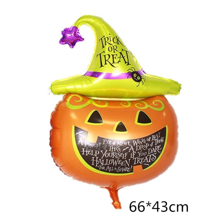 Halloween Aluminum Film Balloon Party Decoration,Style: Pumpkin B - Prop Decorations by PMC Jewellery | Online Shopping South Africa | PMC Jewellery