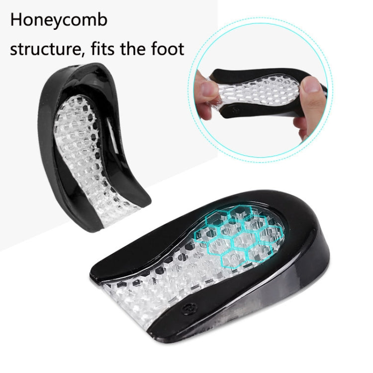 Honeycomb Heel Pad Plantar Fascia Pad Soft Sports Shock Absorption Insole(Black) - Shoes Care by PMC Jewellery | Online Shopping South Africa | PMC Jewellery