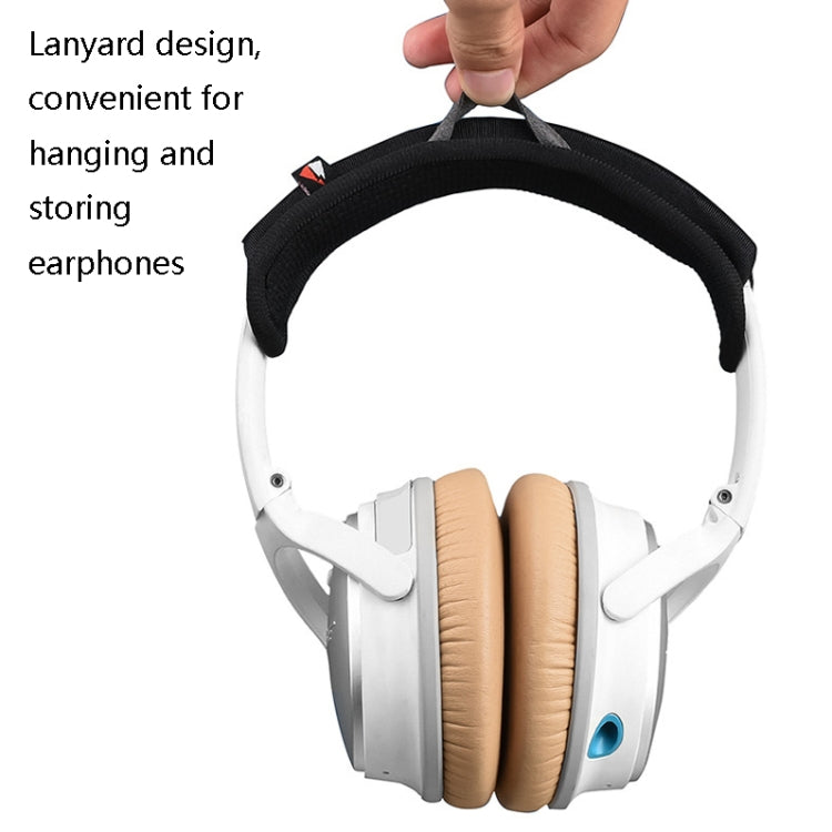 10 PCS G12S Headset Earphone Protection Cover Neoprene Head Beam Protection Pad(Large-Black) - Earmuff & Pad by PMC TechLife | Online Shopping South Africa | PMC TechLife